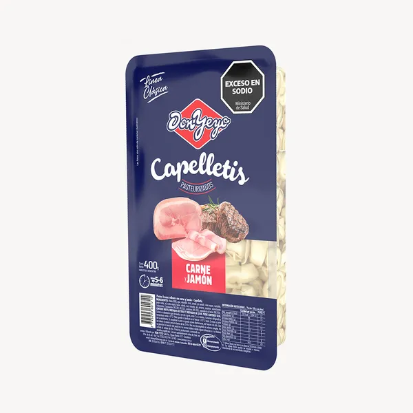 Capelletis Carne y Jamón x 400g