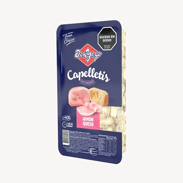 Capelletis Jamón y Queso x 400g
