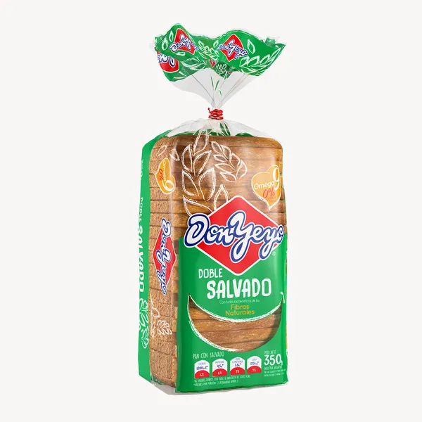 Pan lactal Doble Salvado x 350g
