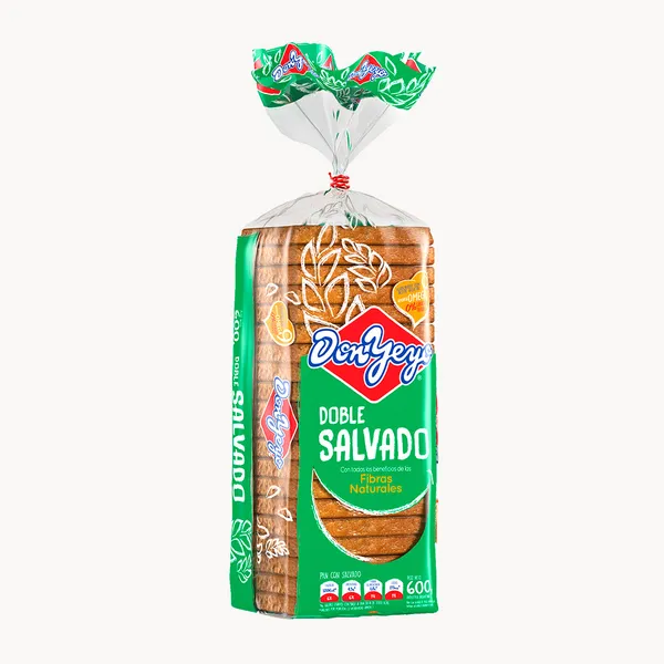 Pan lactal Doble Salvado x 600g