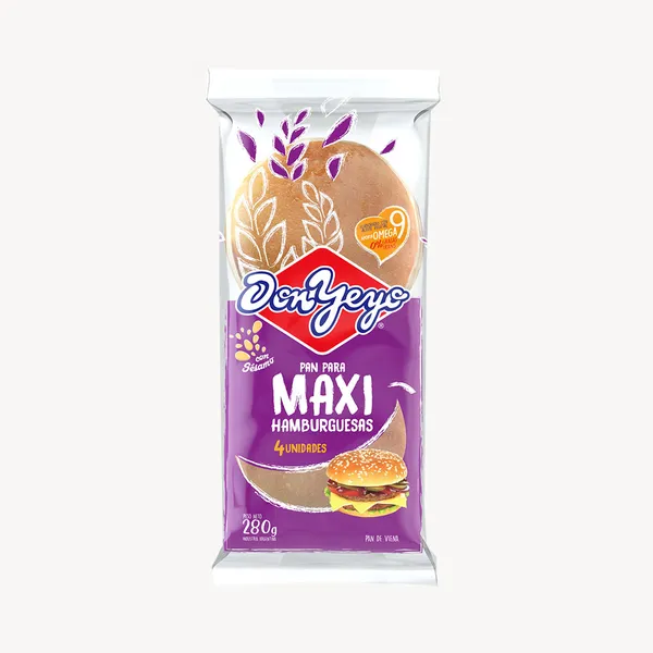 Pan para Hamburguesas x 280g