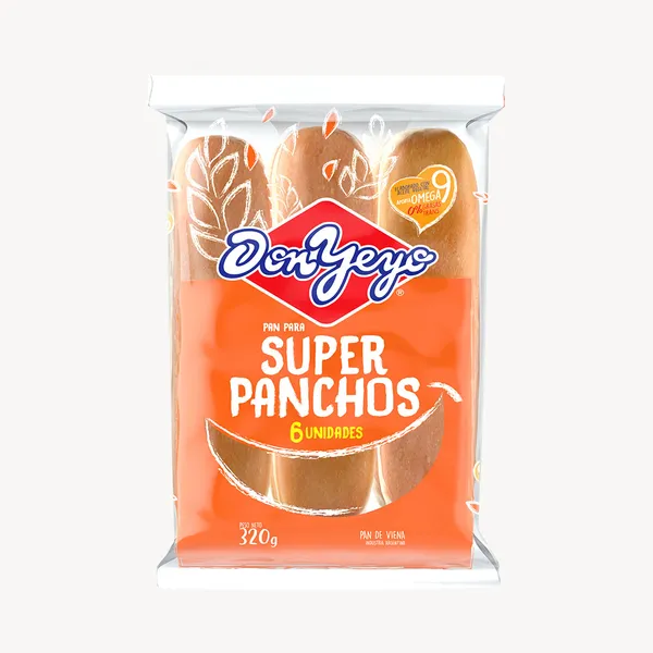 Pan para Súper Panchos x 320g