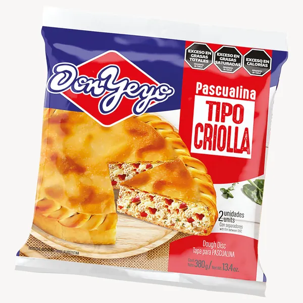 Tapas para Pascualinas Criollas x 380g