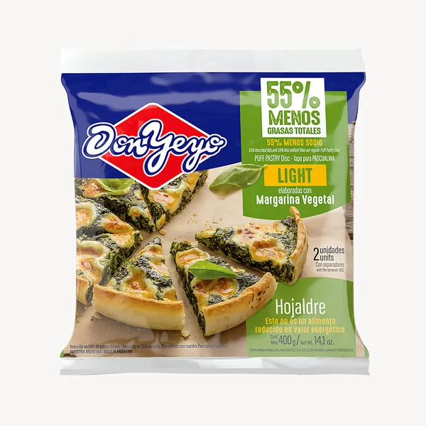 Tapas para Pascualinas Hojaldre Light x 400g