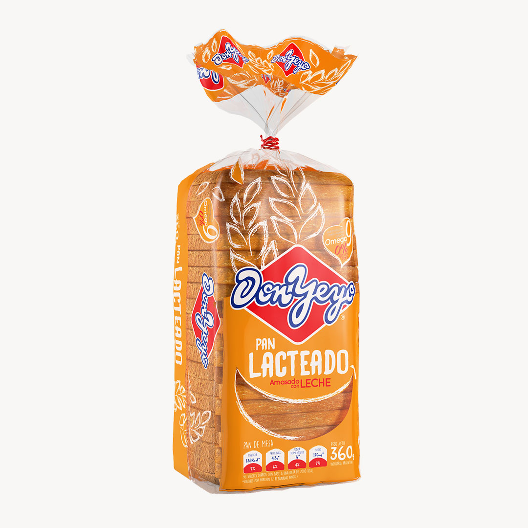 Pan de Mesa Lacteado x 360g